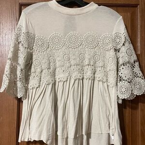Small Lace American Eagle Blouse